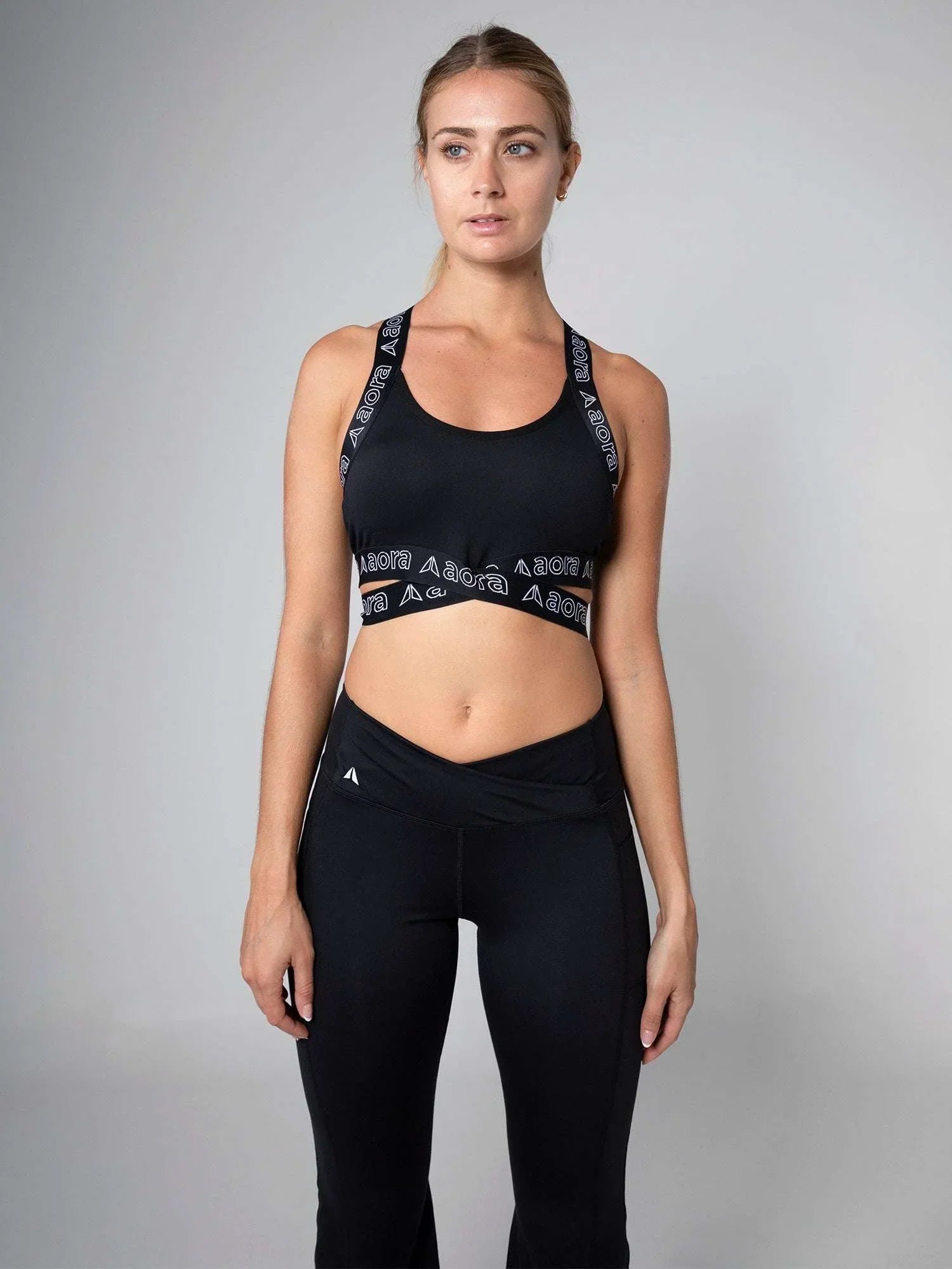Cross bra-Black
