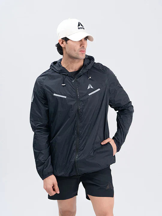 Ultralight Windbreaker Jacket - Black