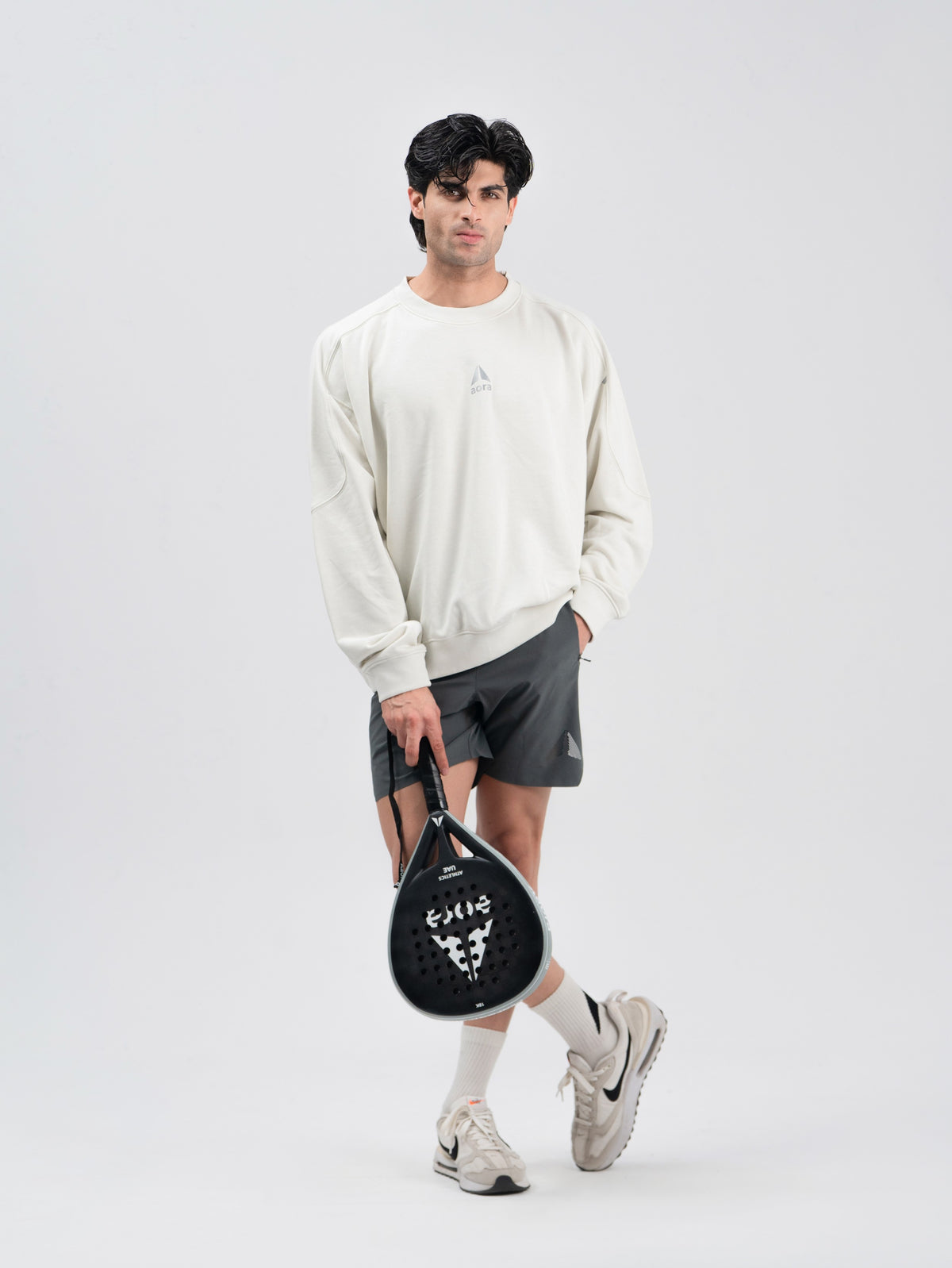 UNISEX NAIKAN OVERSIZE SWEATER-LIGHT PINK
