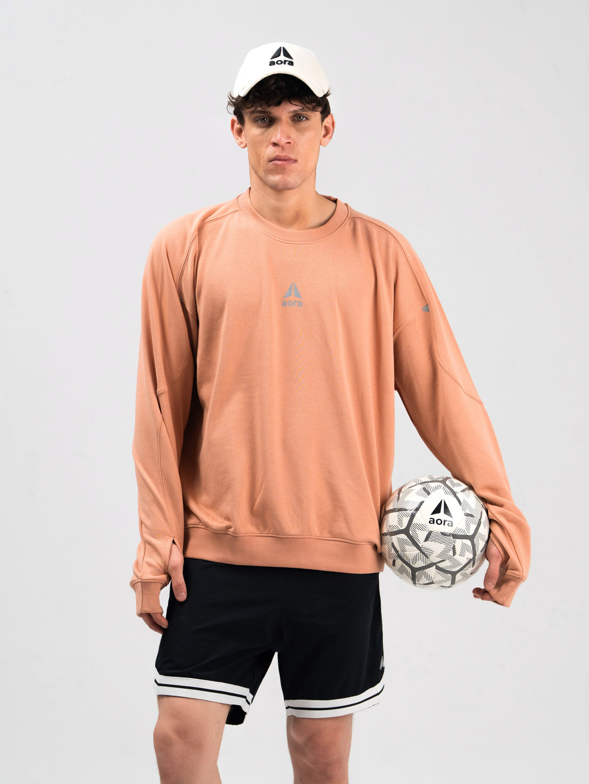 UNISEX NAIKAN OVERSIZE SWEATER-TERRA COTTA
