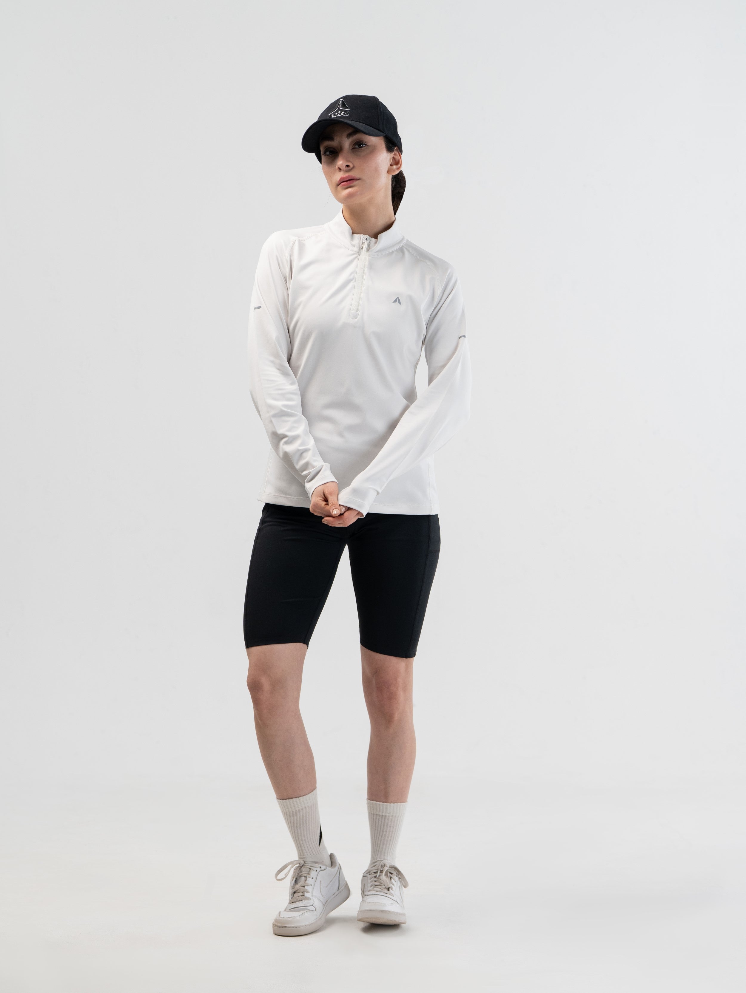 365 Half Zipper Longsleeve-Beach