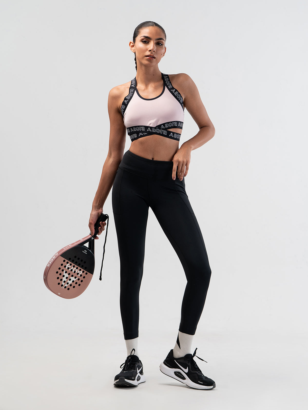 Cross bra-Pink