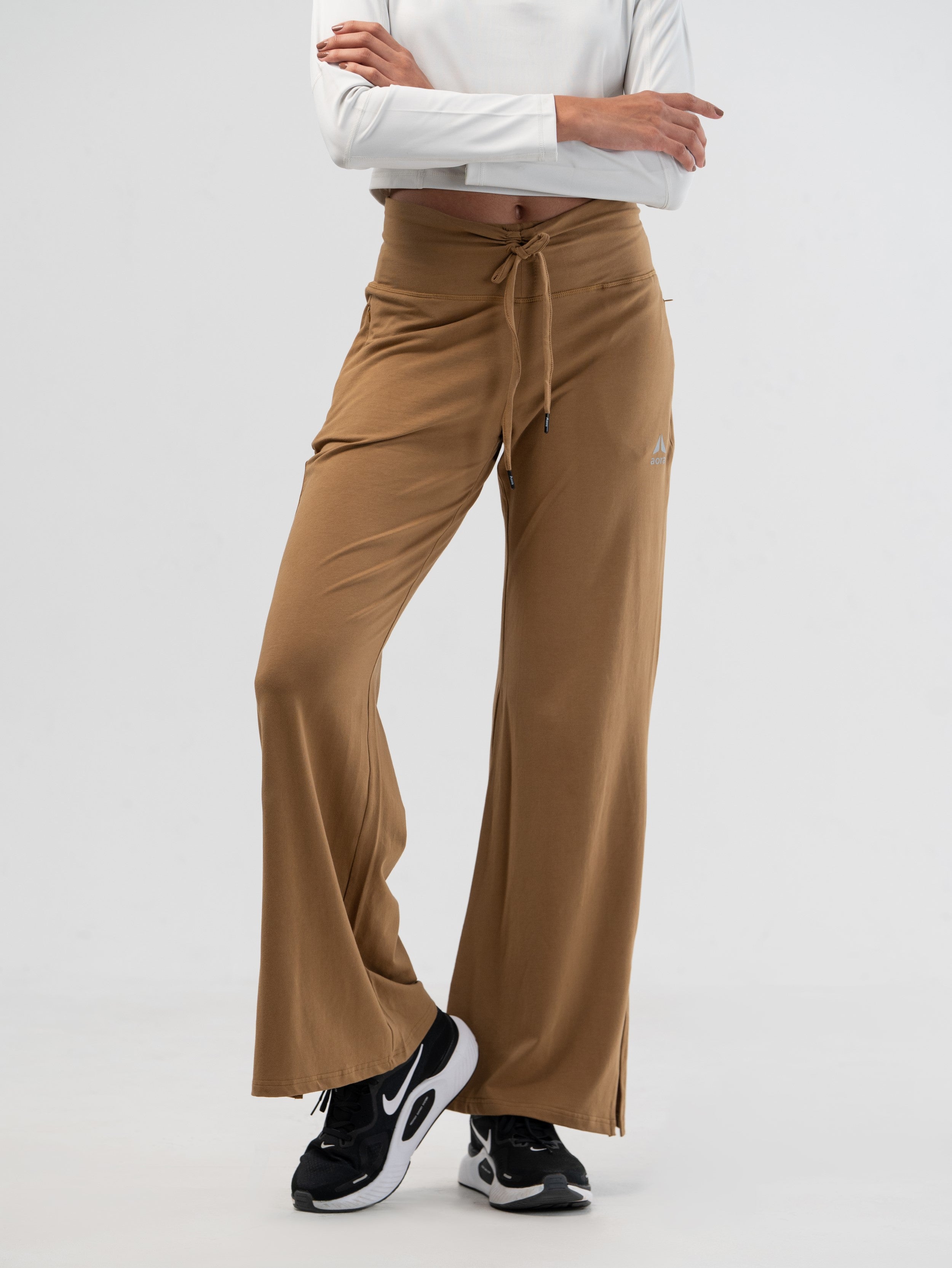 Balloon Yoga Pants-Bronze
