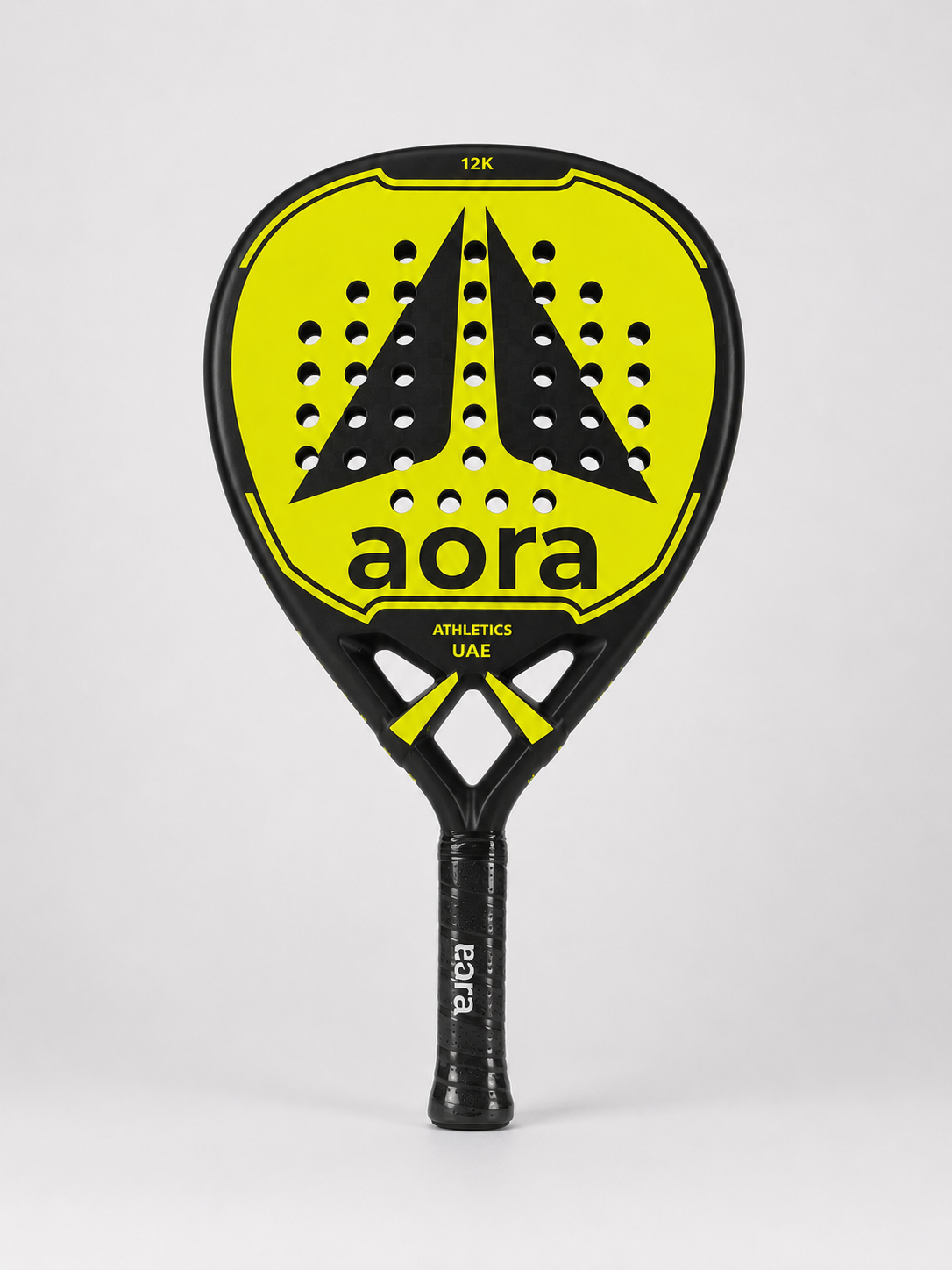 AORA 12K Yellow OS Padel Racket