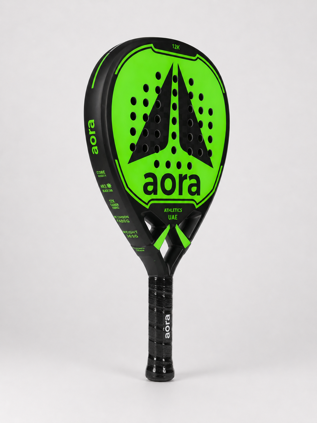 AORA 12K Green OS Padel Racket