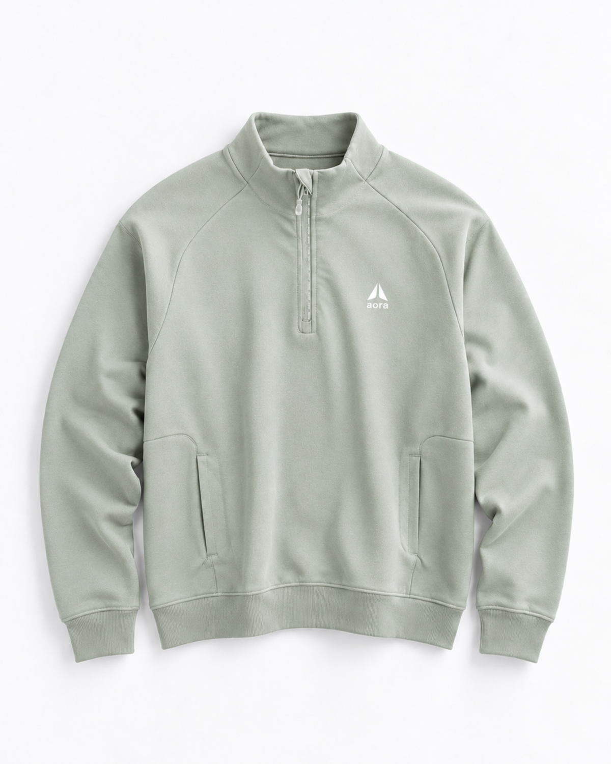 HALF ZIP JACKET-SAGE