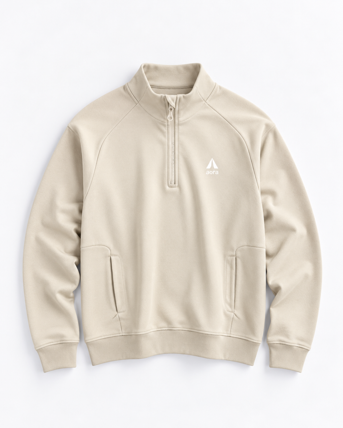 HALF ZIP JACKET-KHAKI