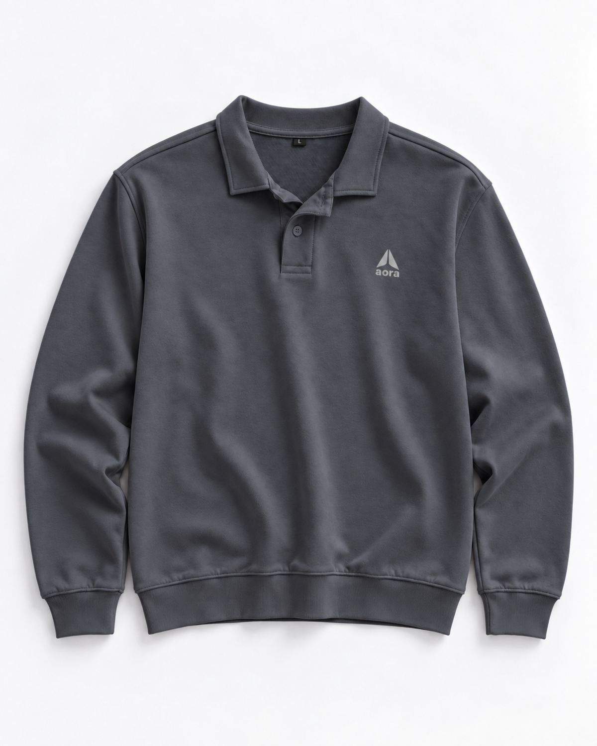 BUTTON SWEAT SHIRT-MOON