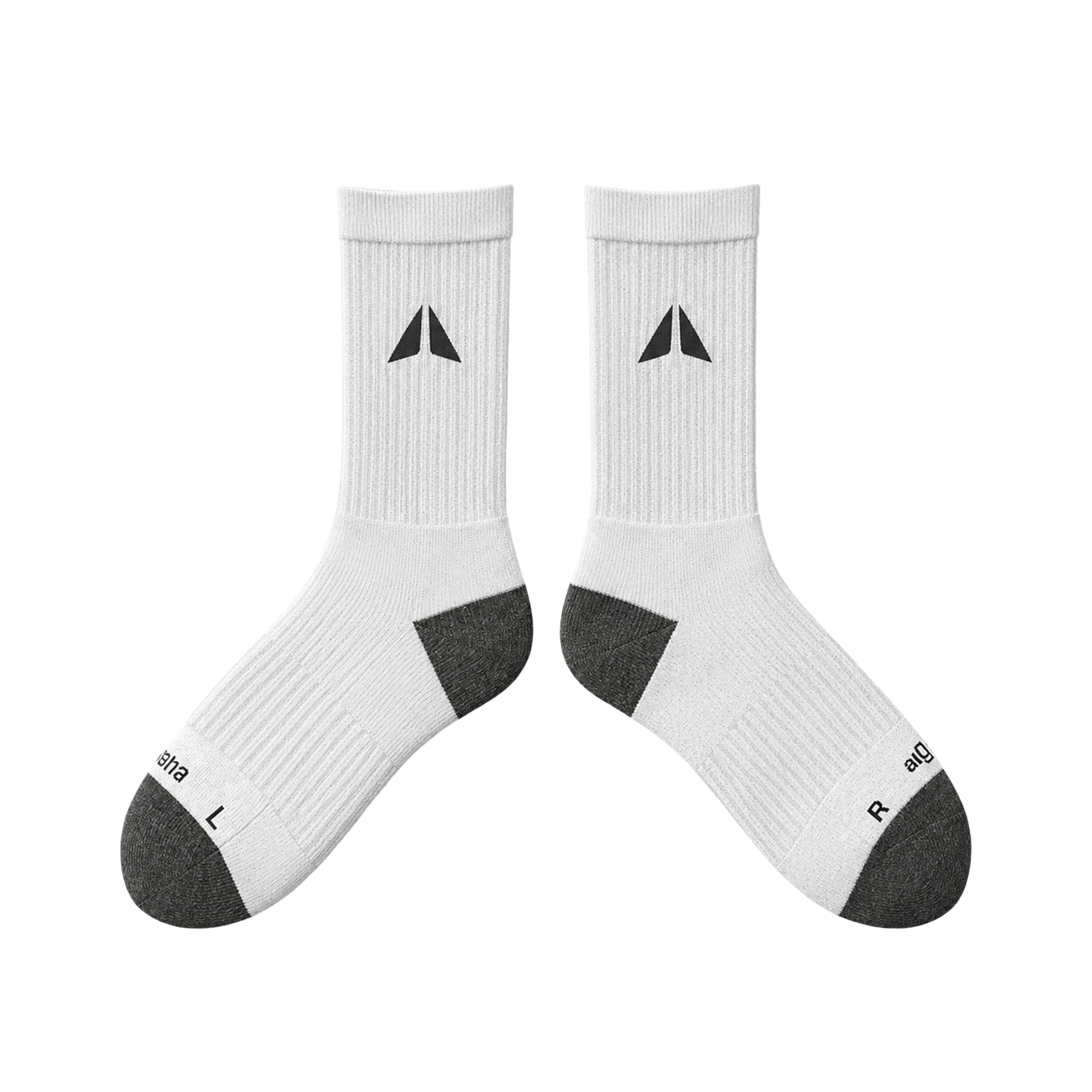 Performance Crew Socks-White