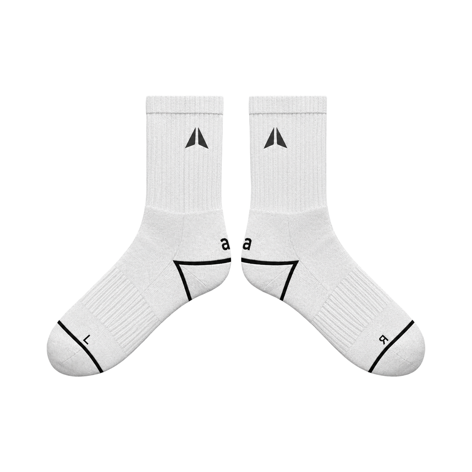 Premium Crew Socks-White
