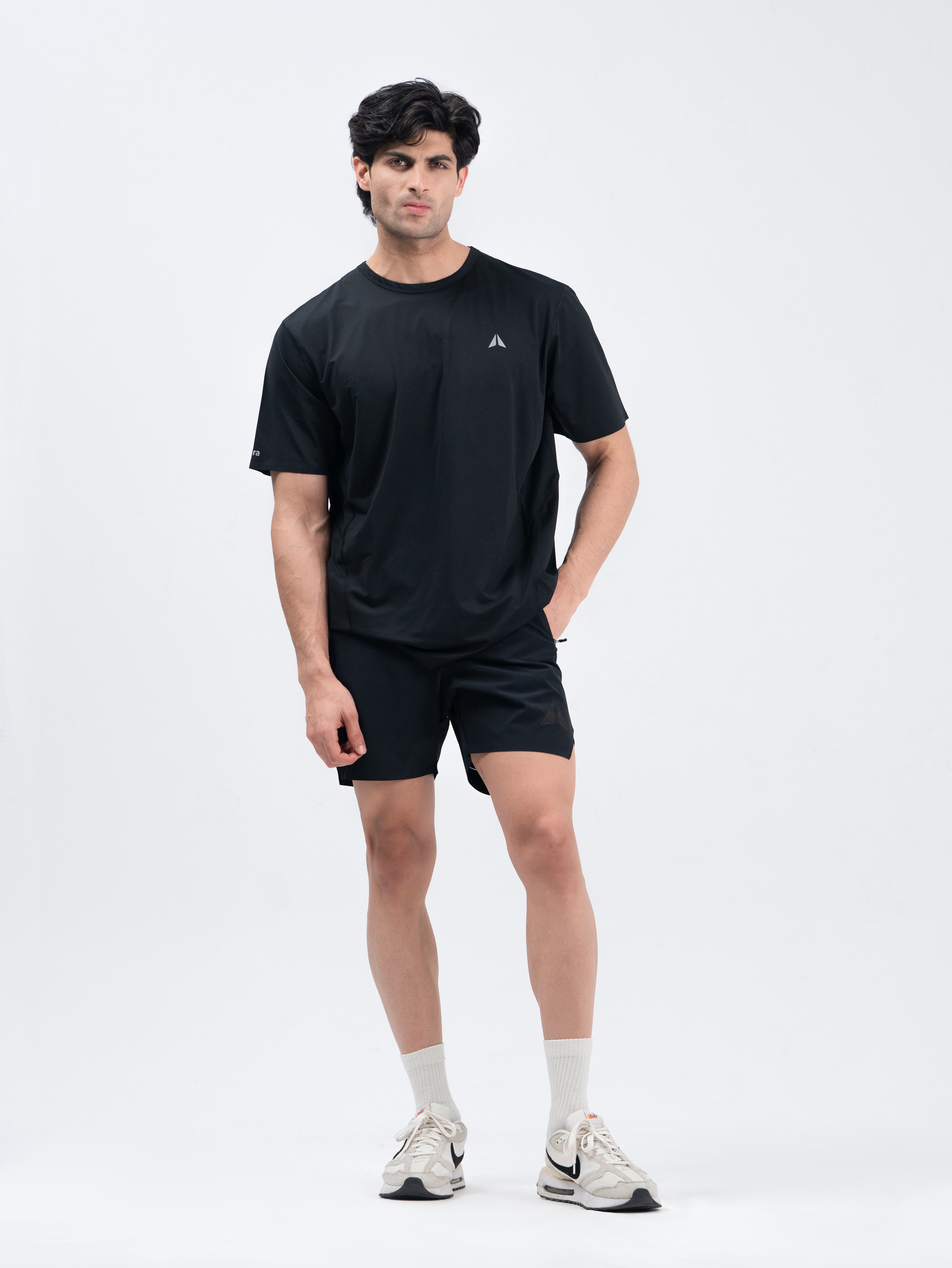 ULTRALIGHT MESH T-SHIRT-Black